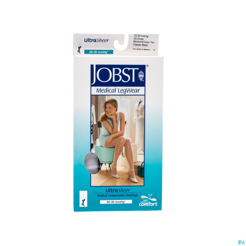 Jobst ultrasheer comf.c2 bas jarret anthracite  m