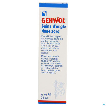 Gehwol gerlan soins ongles 15ml 1125101 consulta