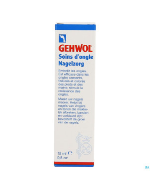 Gehwol gerlan soins ongles 15ml 1125101 consulta