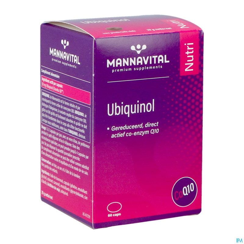 Mannavital ubiquinol    caps 60