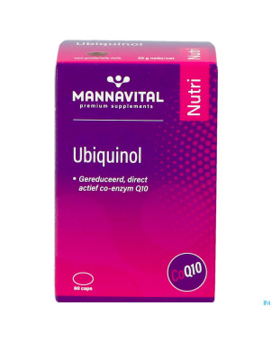 Mannavital ubiquinol    caps 60