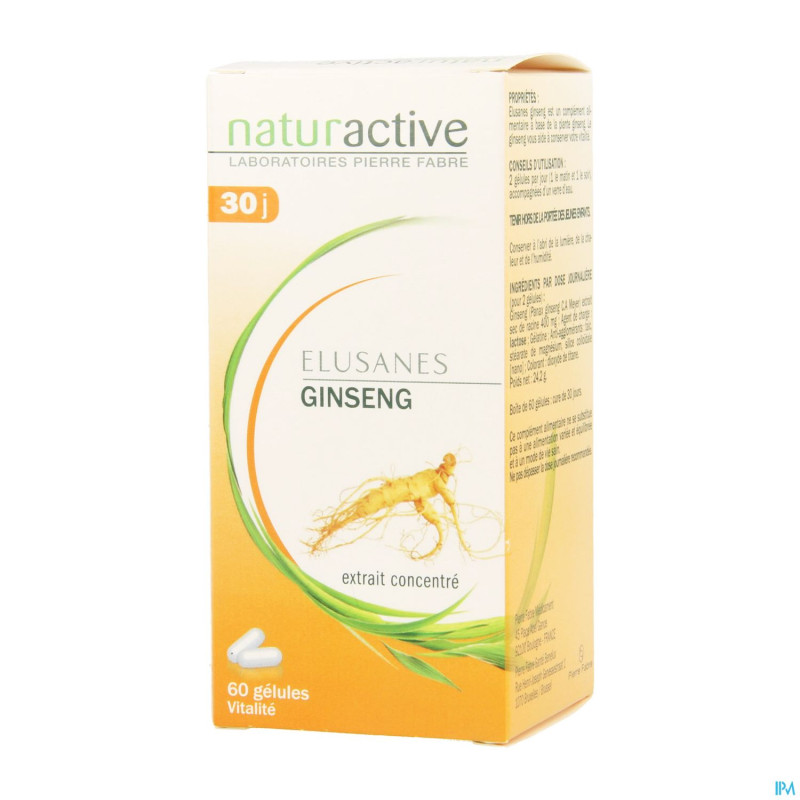 Elusanes ginseng    pot gel 60