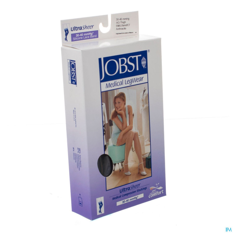 Jobst ultrasheer comf.c3 bas cuisse anthracite  s