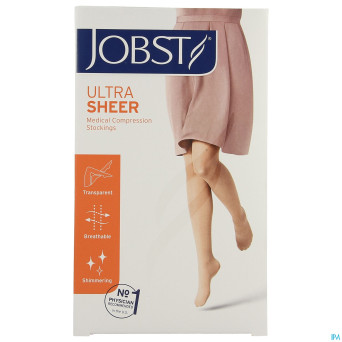 Jobst ultrasheer comf.c1 bas jarret natural    m