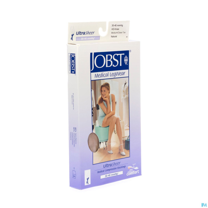 Jobst ultrasheer comf.c3 bas jarret natural    m