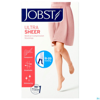 Jobst ultrasheer comf.c1 bas jarret natural    l