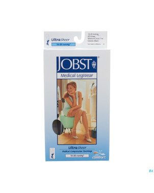 Jobst ultrasheer comf.c1 bas jarret cl.black    m