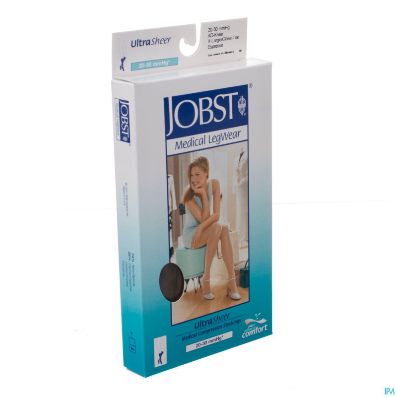 Jobst ultrasheer comf.c2 bas jarret espresso   xl