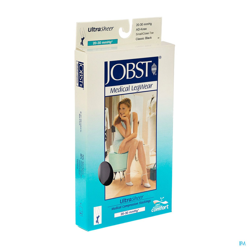 Jobst ultrasheer comf.c2 bas jarret cl.black    s