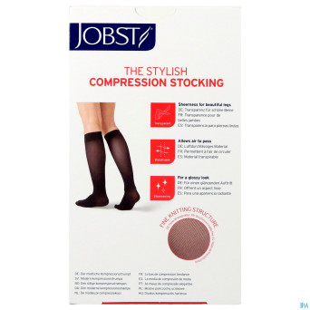 Jobst ultrasheer comf.c2 bas jarret cl.black    m