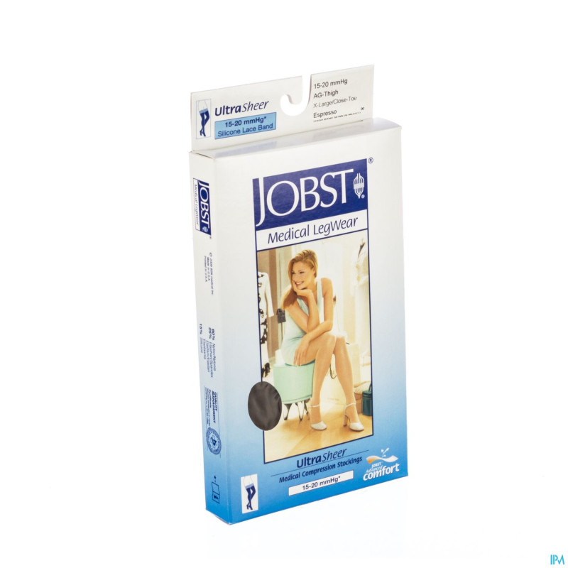 Jobst ultrasheer comf.c1 bas cuisse espresso   xl
