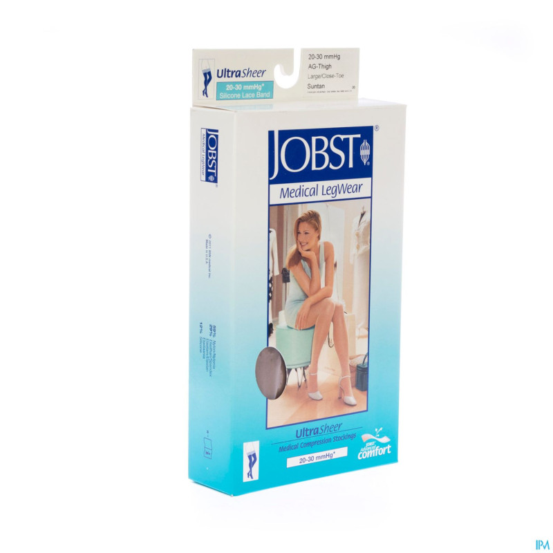 Jobst ultrasheer comf.c2 bas cuisse suntan    l