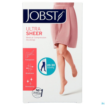 Jobst ultrasheer comf.c2 bas cuisse cl.black    l
