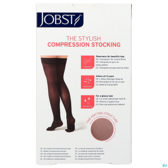Jobst ultrasheer comf.c2 bas cuisse cl.black    l