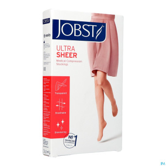 Jobst ultrasheer comf.c2 bas cuisse cl.black    m