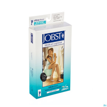 Jobst ultrasheer comf.c2 bas cuisse cl.black    m