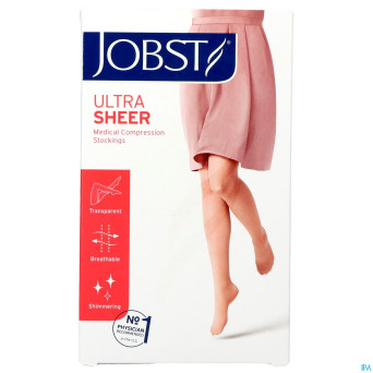 Jobst ultrasheer comf.c2 bas cuisse cl.black    m