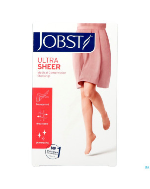 Jobst ultrasheer comf.c2 bas cuisse cl.black    m