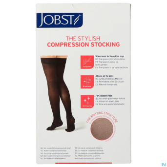 Jobst ultrasheer comf.c2 bas cuisse cl.black   xl