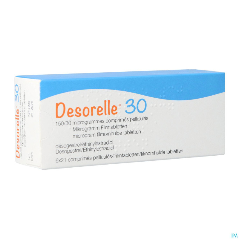 Desorelle 30 comp  6 x 21