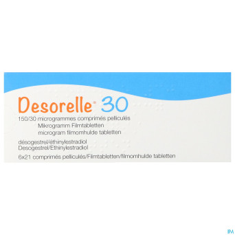 Desorelle 30 comp  6 x 21