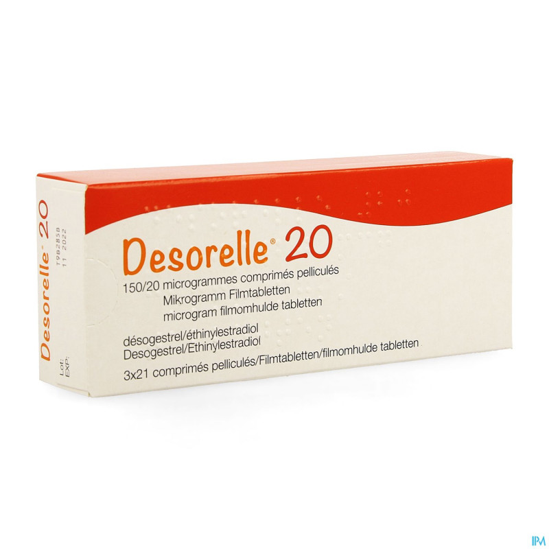 Desorelle 20 comp  3 x 21