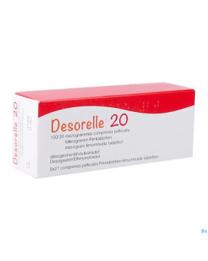 Desorelle 20 comp  6 x 21
