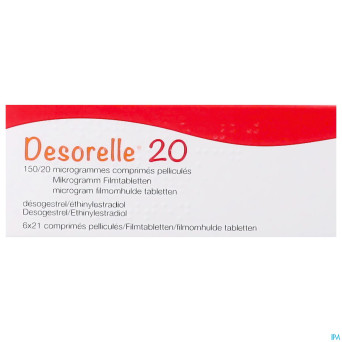 Desorelle 20 comp  6 x 21