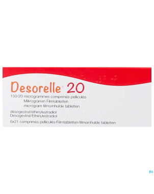 Desorelle 20 comp  6 x 21
