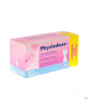 Physiodose serum physio ud ster 40x5ml+5 gratuit