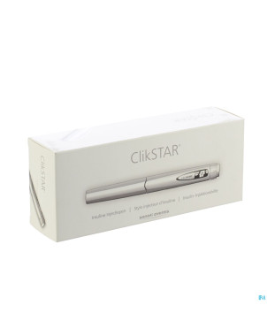 Clikstar gris stylo injecteur insuline