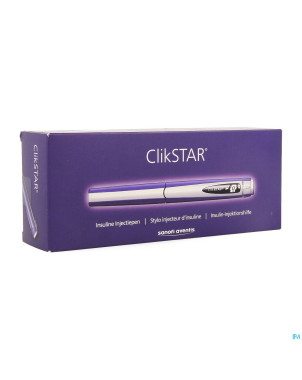 Clikstar bleu stylo injecteur insuline