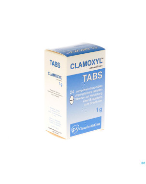 Clamoxyl 1 g pi pharma comp disp 24 x 1 g pip