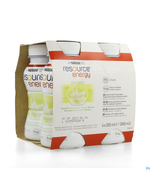 Resource energy drink banane    4x200ml