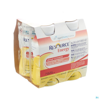 Resource energy drink banane    4x200ml