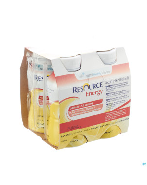 Resource energy drink banane    4x200ml