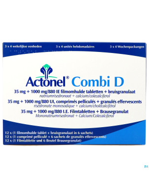 Actonel combi d comp 12 x 35mg + 72 sach eff 2,5