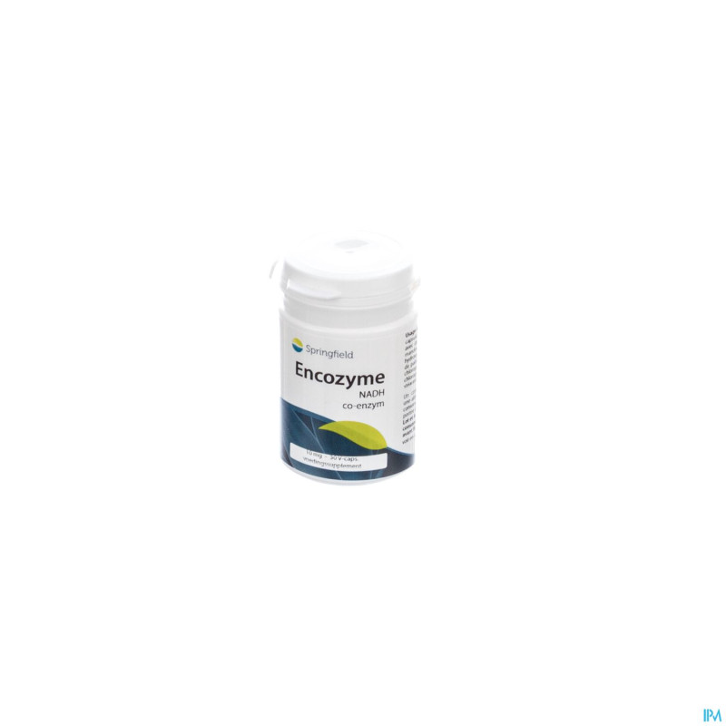 Encozyme nadh 10mg springfield    pot v-caps  30