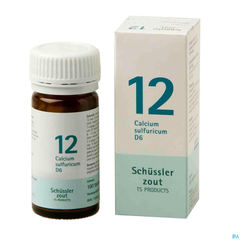 Schussler sels min.n12 calcium sulfuric. tabl 1000