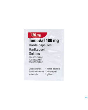 Temodal 180 mg caps  5 x 180 mg