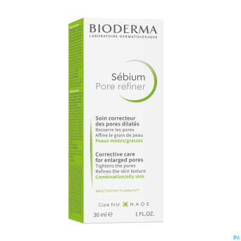 Bioderma sebium pore refiner creme    tube 30ml