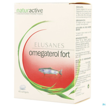 Elusanes omegaterol fort blister caps 45