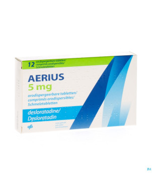 Aerius 5 mg comp orodispersibles 12 x 5 mg