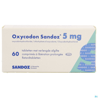 Oxycodon  5mg sandoz lib.prolongee  60