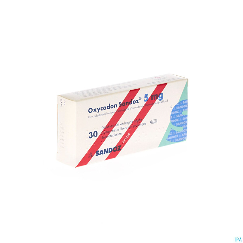 Oxycodon  5mg sandoz lib.prolongee  30