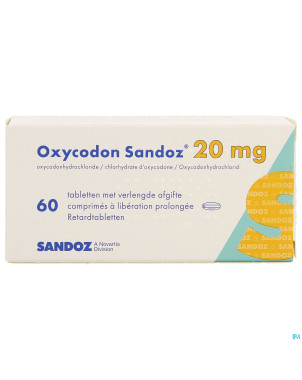 Oxycodon 20mg sandoz lib.prolongee  60