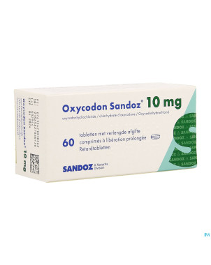 Oxycodon 10mg sandoz lib.prolongee  60
