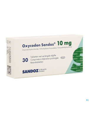 Oxycodon 10mg sandoz lib.prolongee  30