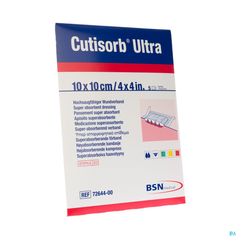 Cutisorb ultra    10x10cm 5 7264400