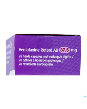 Venlafaxine retard ab  37,5mg caps lib. prol  28